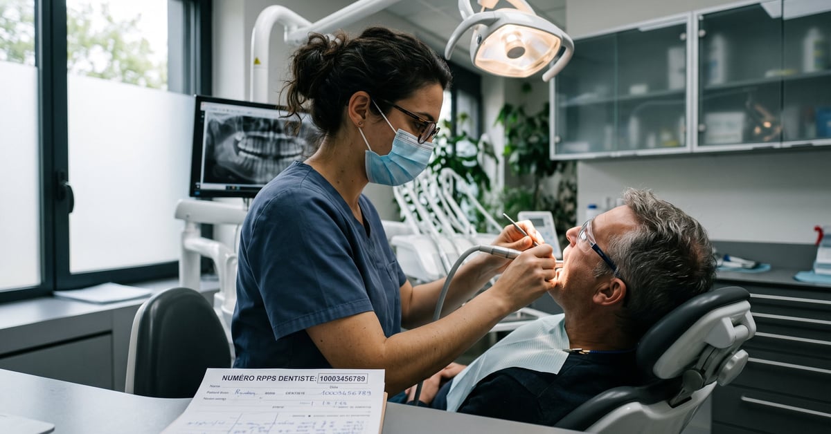 Numéro RPPS dentiste : identifiant professionnel d'un chirurgien-dentiste en cabinet