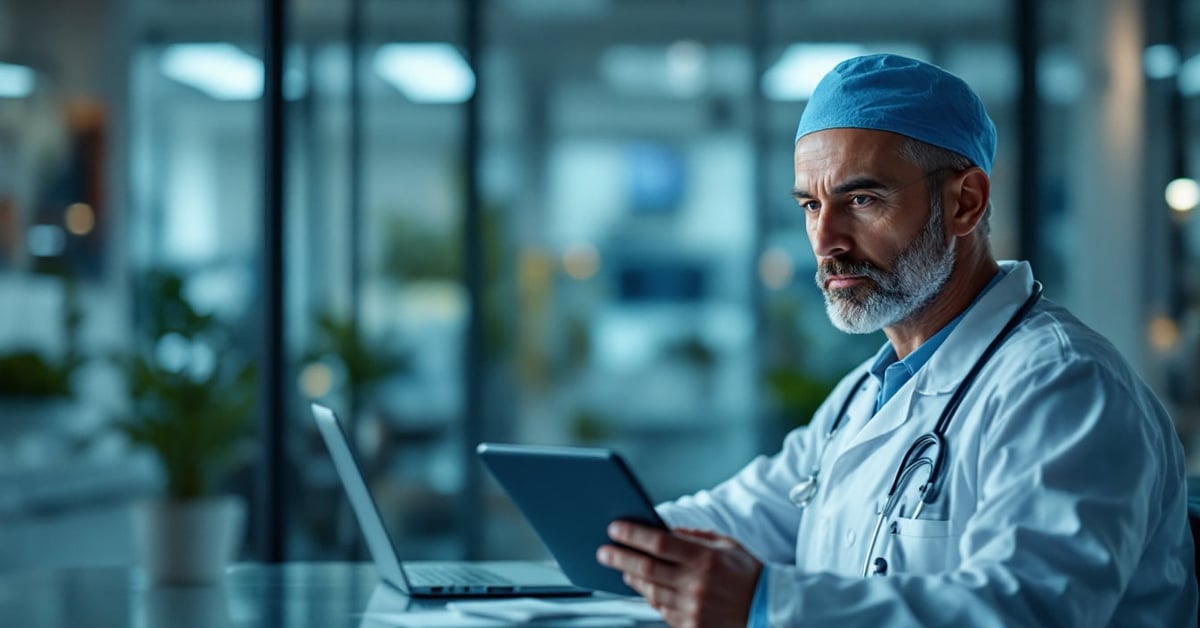 Médecin en consultation, illustrant le salaire et la rémunération des praticiens en France